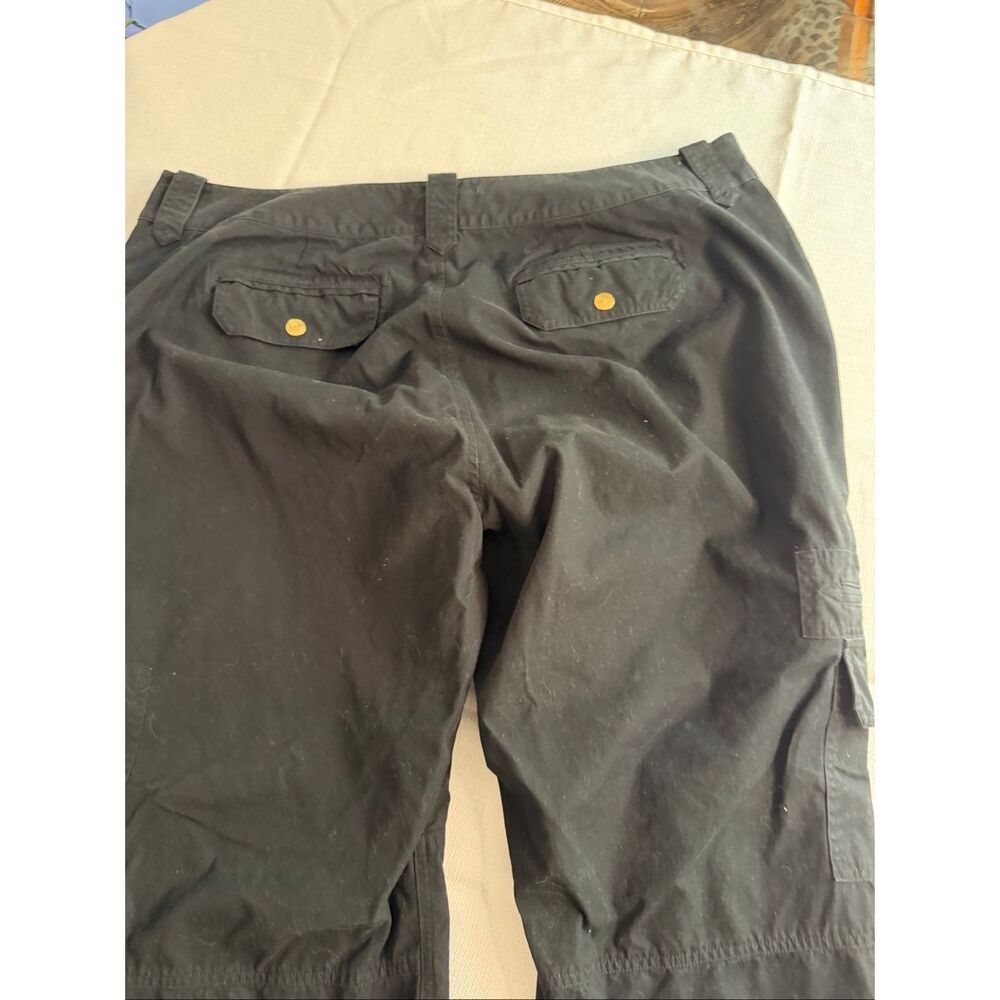 Lauren Ralph Lauren Women’s Vintage Y2K Black Cargo Pants Plus Size 20W - Picture 9 of 9